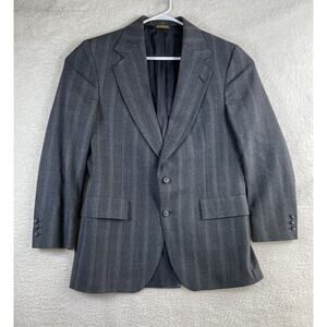 Richmann Brothers Wool Blazer Mens Sz 42 Gray Embassy Square Suit Jacket READ